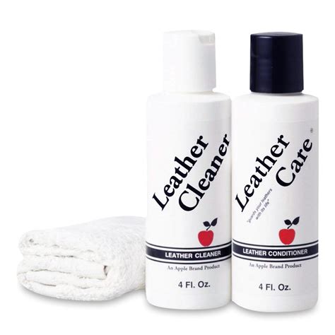 apple brand leather care kit.